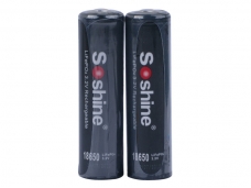 Soshine LiFePO4 18650 3.2V 1800mAh Protected Rechargeable Battery with Case - 2 Pcs
